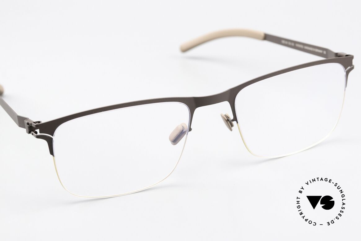 Mykita Vincent Herrenbrille Gold Dunkelbraun, ungetragenes Modell mit original Mykita Verpackung, Passend für Herren