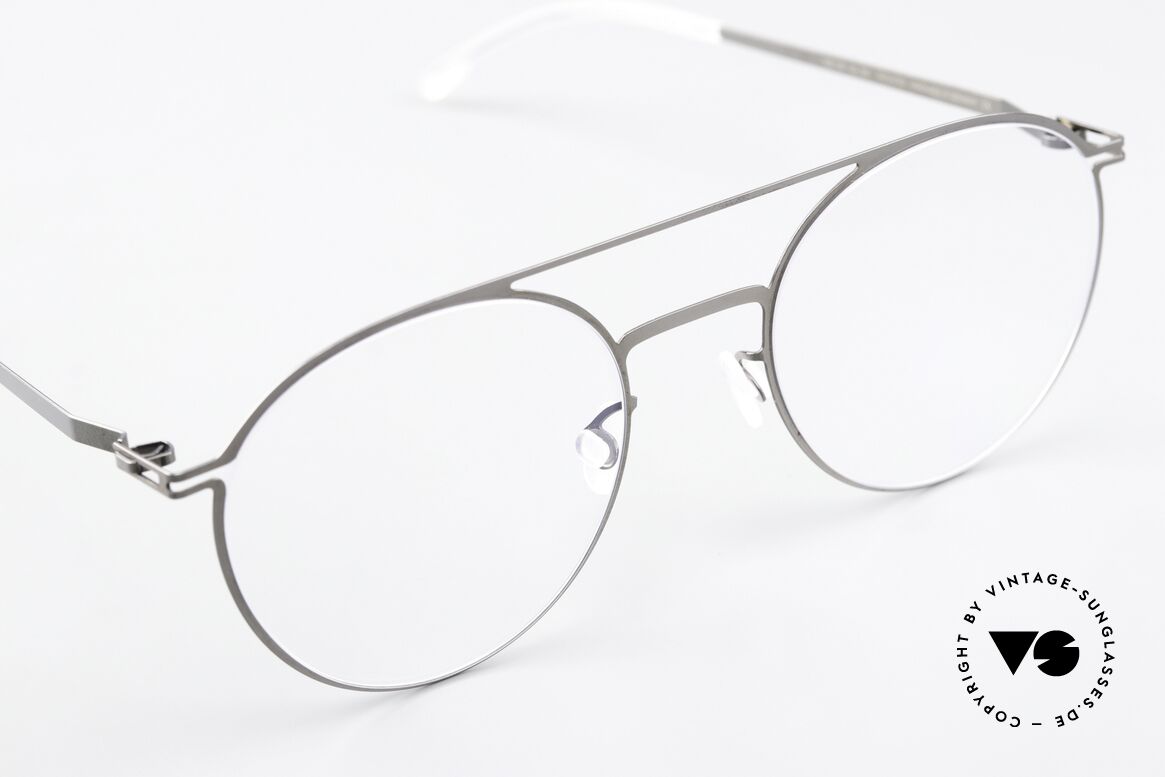 Mykita Kjell Runde Brille Shiny Graphite, ungetragenes Modell von 2017, mit orig. Verpackung, Passend für Herren und Damen
