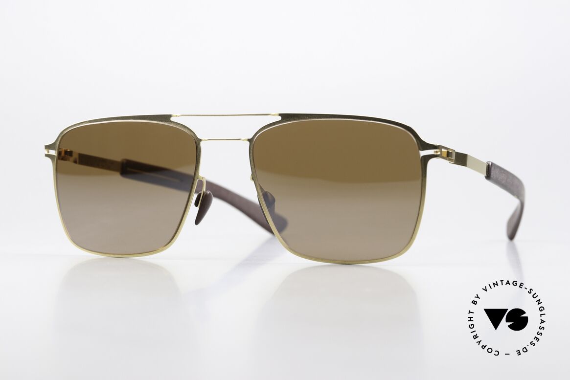 Mykita Mylon Flax Leicht Verspiegelte Gläser, rare Mykita Mylon HYBRID Sonnenbrille; FLAX, Passend für Herren