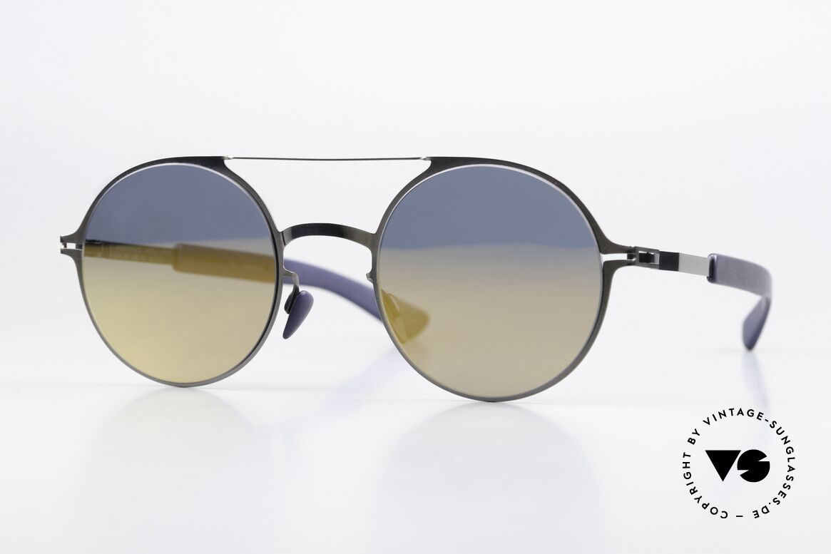 Mykita Mylon Lupine Sonnenbrille Verspiegelt Rund, Mykita Mylon HYBRID Sonnenbrille; Lupine, Passend für Herren und Damen