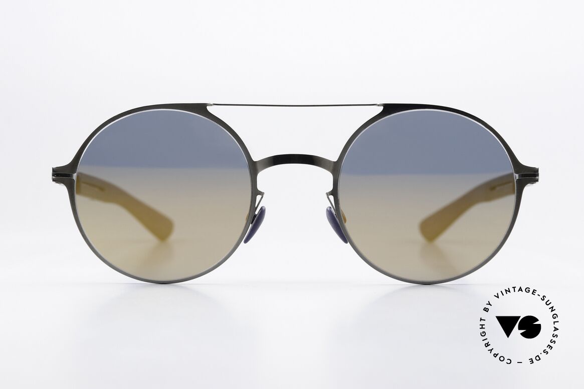 Mykita Mylon Lupine Sonnenbrille Verspiegelt Rund, in Größe 49-23, verspiegelt; Color Code 246, Passend für Herren und Damen