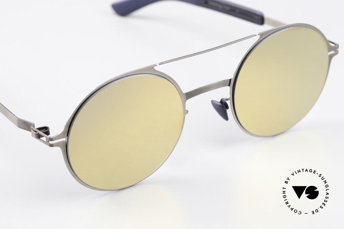 Mykita Mylon Lupine Sonnenbrille Verspiegelt Rund, Brillenliebhaber wissen um das Mylon Konzept, Passend für Herren und Damen