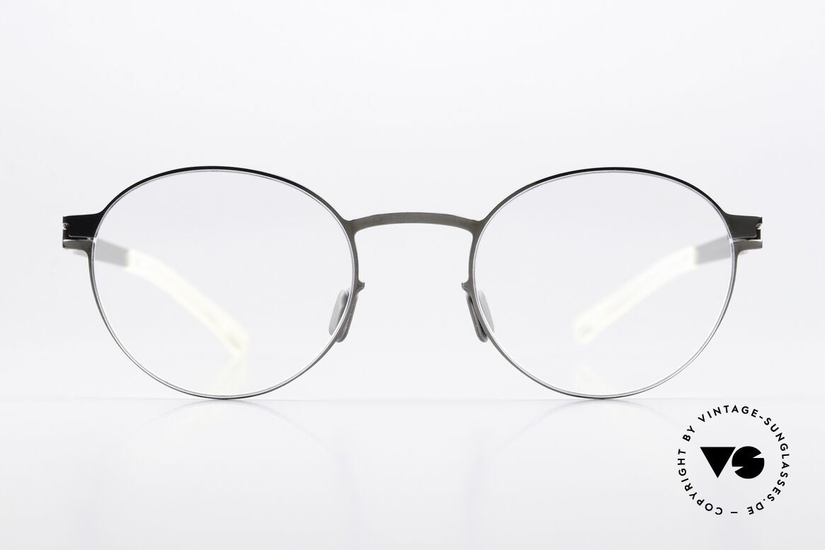 Mykita Peach Pantobrille Shiny Graphite, Panto-Fassung der NO1 Collection (von 2017 - 2019), Passend für Herren und Damen