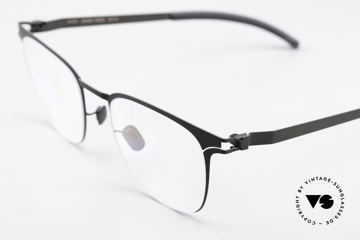 Mykita Thabani Eckige Brille Schwarz Unisex, wohlbekannte Spitzenqualität; handmade in Germany, Passend für Herren und Damen