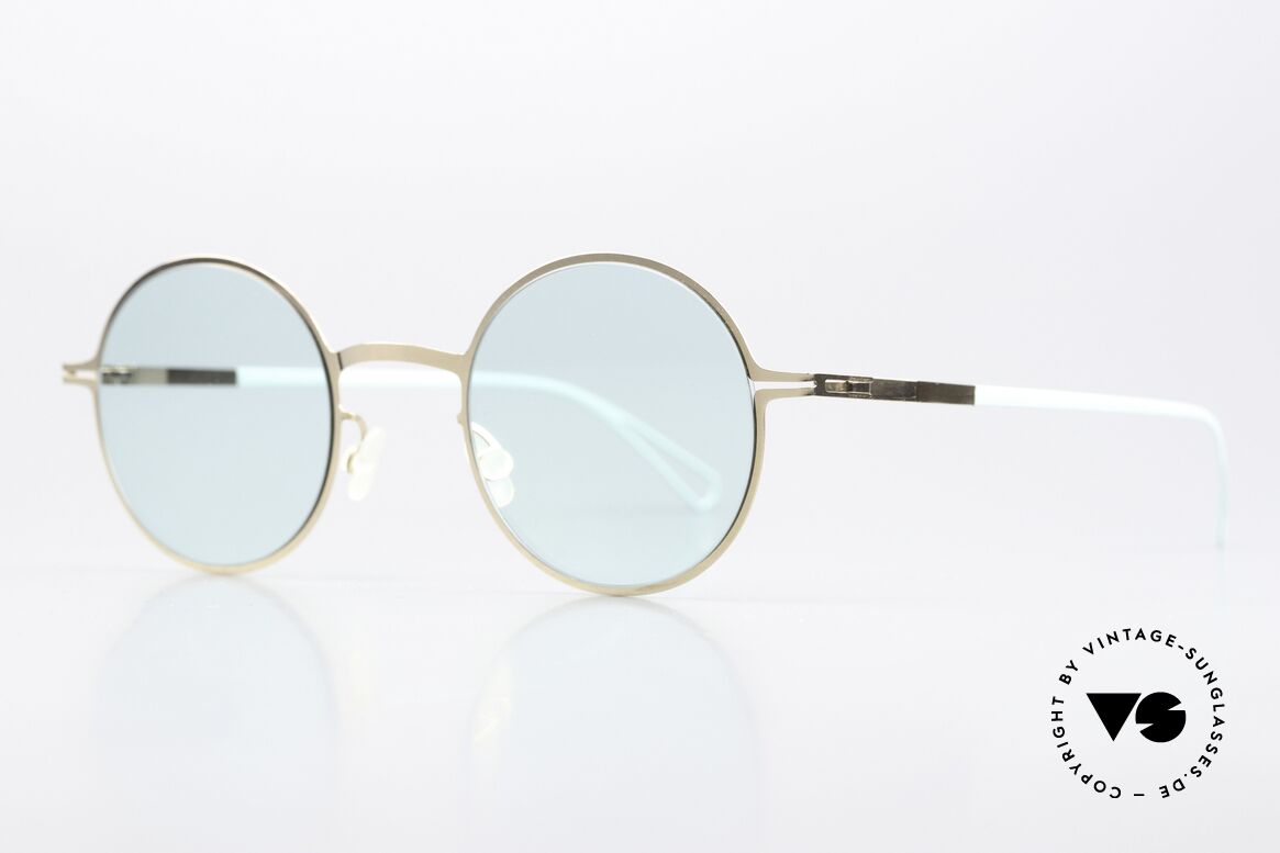 Mykita Brenda Bernhard Willhelm Design, minimalistisch-runde Sonnenbrille; Damen & Herren, Passend für Herren und Damen