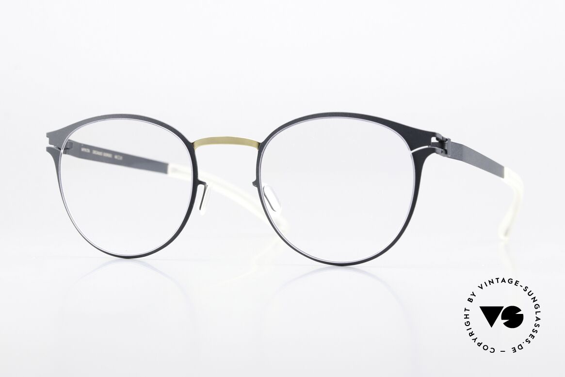 Mykita Giorgio Panto Damenbrille Gold Indigo, Mykita Brille, Modell Giorgio, Größe 48-21, Col. 256, Passend für Damen