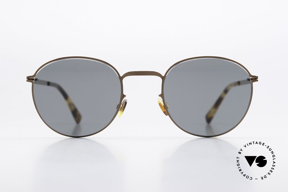 Mykita Jonte Sonnenbrille Panto Kupfer, klassische Pantoform, Lite-Kollektion von 2018-2019, Passend für Herren und Damen