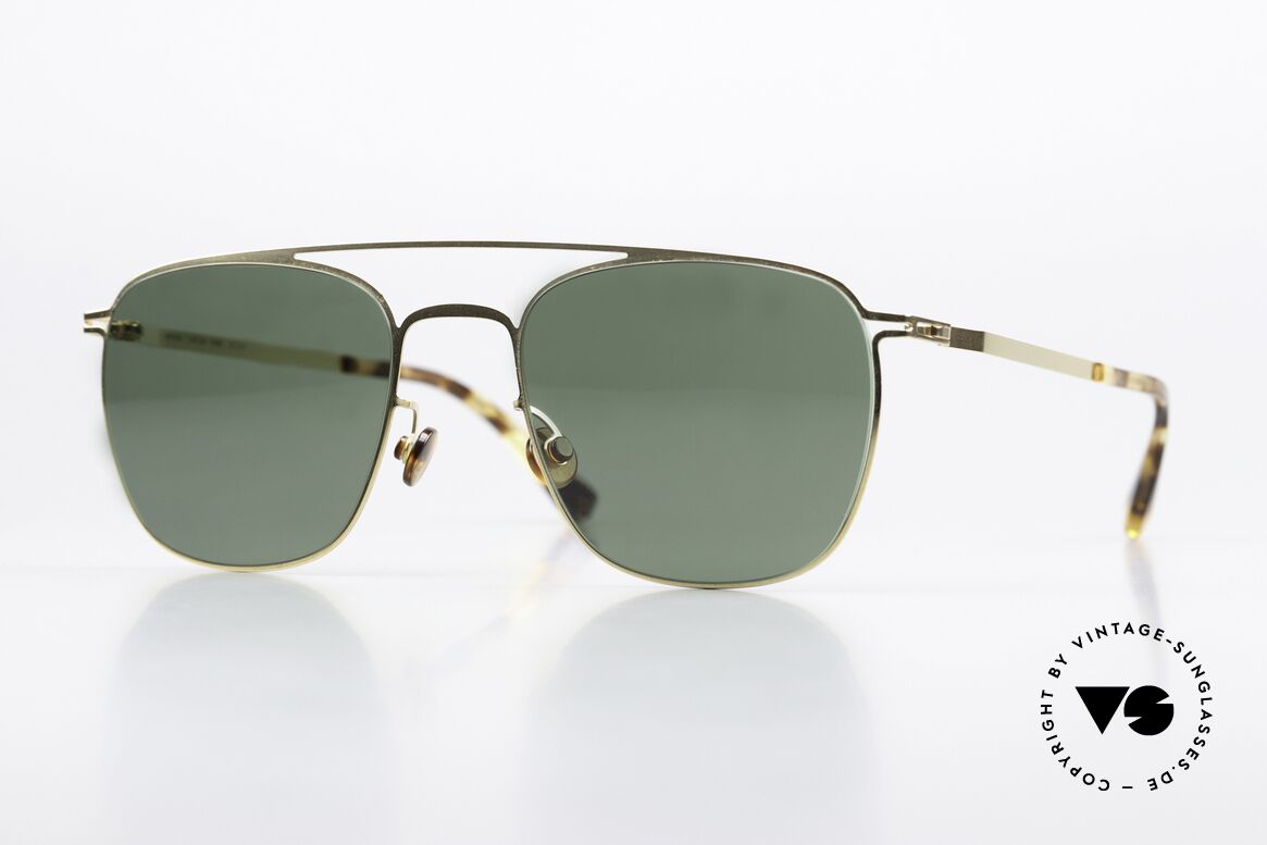 Mykita Torge Klassische Sonnenbrille Gold, Mykita Sonnenbrille, Mod. Torge, Gr. 51-19, col. 013, Passend für Herren und Damen