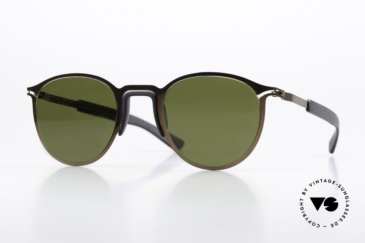 Mykita Mylon Tulip Copper Pitch Black Hollygreen, MYKITA Mylon HYBRID Sonnenbrille; TULIP, Passend für Herren und Damen