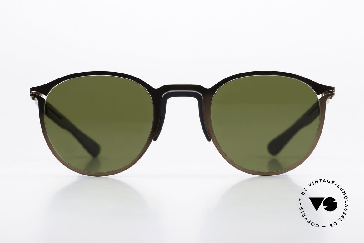 Mykita Mylon Tulip Copper Pitch Black Hollygreen, Gr. 50-24, col 247 (Shiny Copper/Pitch Black), Passend für Herren und Damen