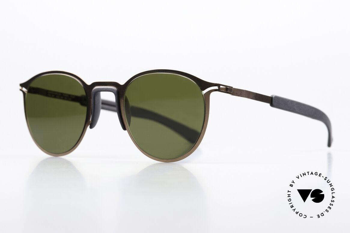 Mykita Mylon Tulip Copper Pitch Black Hollygreen, 'made in Germany' Designer-Brille für Kenner, Passend für Herren und Damen