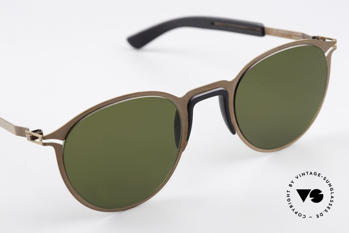 Mykita Mylon Tulip Copper Pitch Black Hollygreen, ungetragene vintage Sonnenbrille von 2016/17, Passend für Herren und Damen