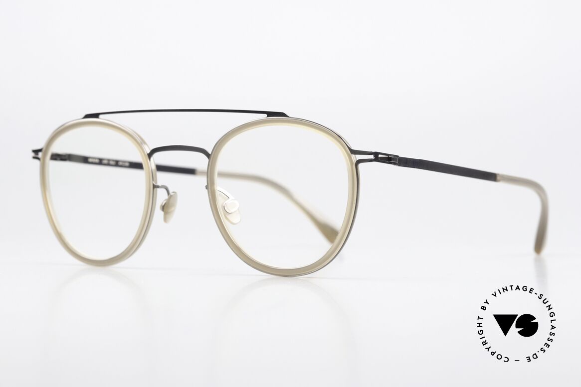 Mykita Olli Designerbrille Damen Herren, eleganter Color Code 943 = Shiny Graphite / Taupe, Passend für Herren und Damen