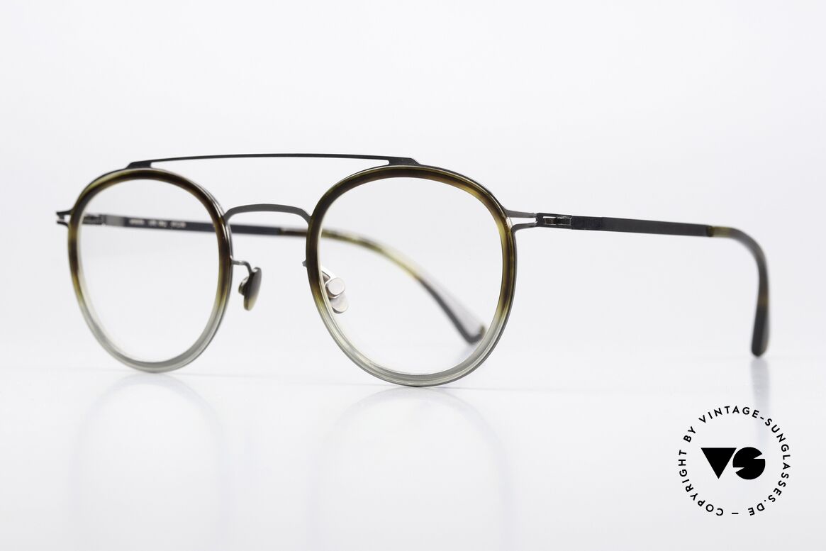Mykita Olli Designerbrille Herren Damen, eleganter Color Code 952 = Shiny Graphite/ Santiago, Passend für Herren und Damen