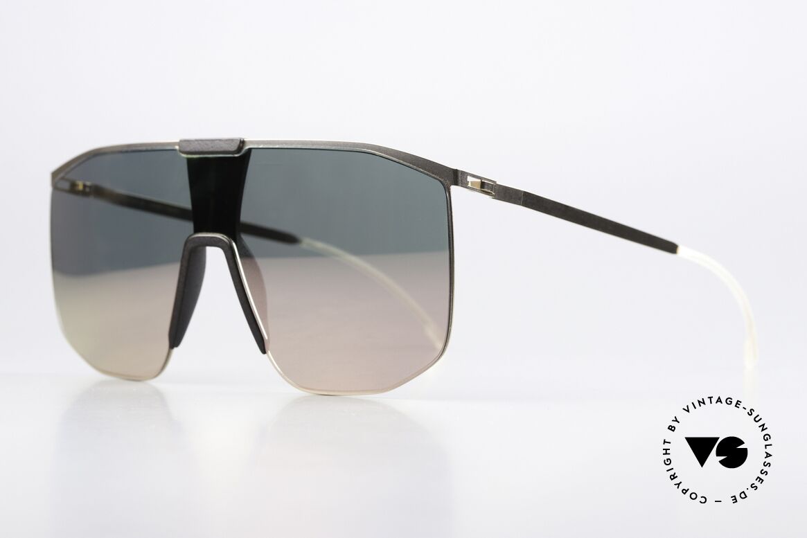 Mykita Mylon Yarrow Panorama Sonnenbrille Shield, 'made in Germany' Designer-Brille für Kenner, Passend für Herren und Damen