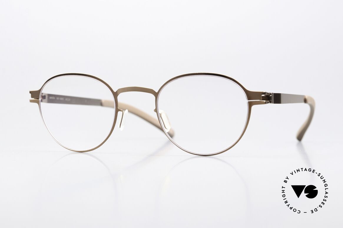 Mykita Heiko Pantobrille Unisex Copper, Mykita Brille, Modell Heiko, Größe 43-21, Col. 052, Passend für Herren und Damen
