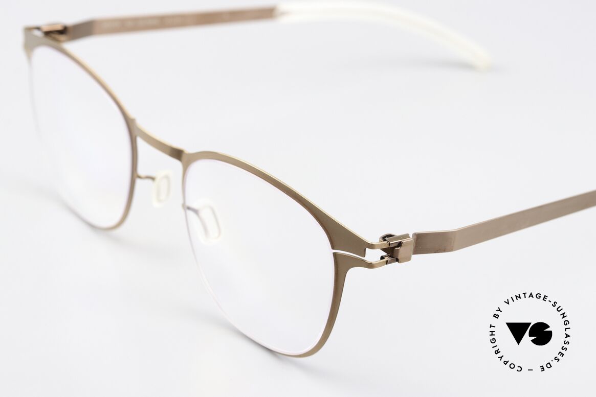 Mykita Coltrane Eckige Pantobrille Kupfer, wohlbekannte Spitzenqualität; handmade in Germany, Passend für Herren und Damen