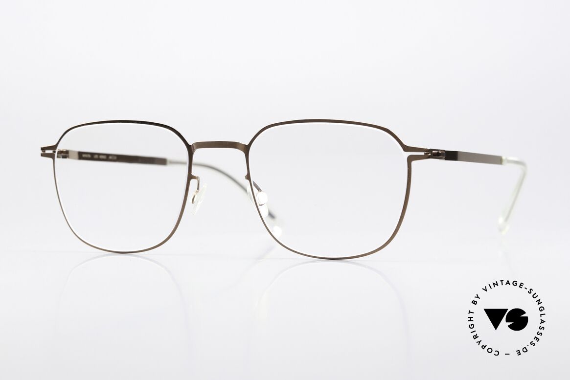 Mykita Herko Eckige Pantobrille Unisex, Mykita Brille, Modell LITE Herko, Gr. 49-21, col 252, Passend für Herren und Damen