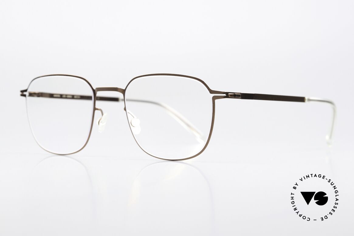 Mykita Herko Eckige Pantobrille Unisex, Farbe 252 "Shiny Copper"; von 2013-2014 produziert, Passend für Herren und Damen