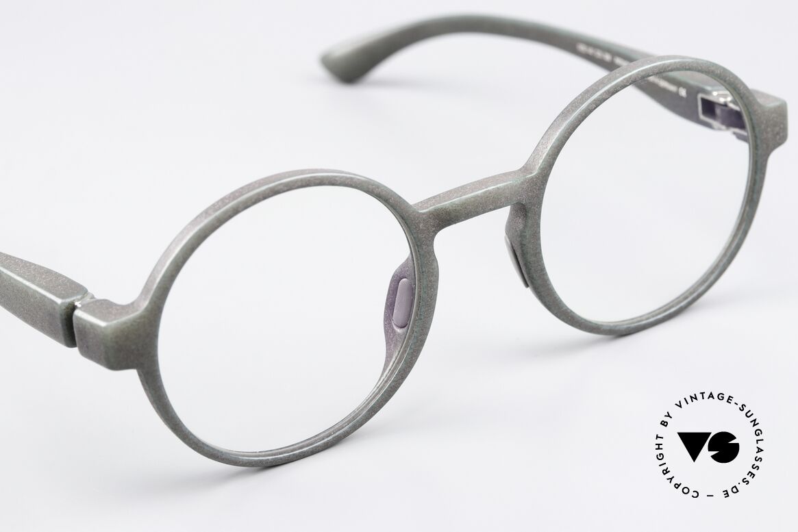 Mykita Mylon Yoshy Runde Pantobrille Unisex, ungetragenes Modell von 2018 mit Mykita Etui, Passend für Herren und Damen