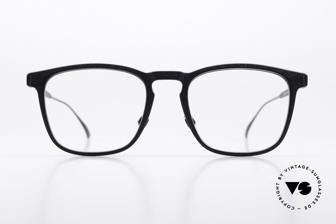Mykita Mylon Jujubi Mit Zusätzlichen Nasenstegen, Größe 52-19, col. 305 (PITCH-BLACK / BLACK), Passend für Herren und Damen