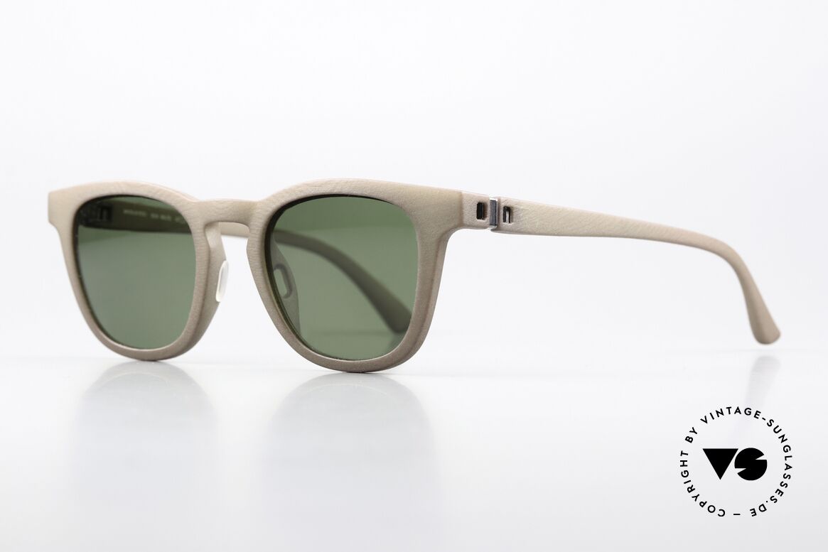 Mykita Mylon Balta 3D Druck Sonnenbrille Panto, frame: Taupe Grey (mit entspiegelten Gläsern), Passend für Herren und Damen