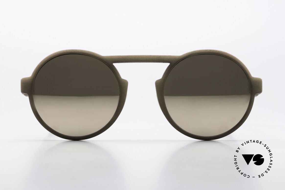Mykita Mylon Thunder Sonnenbrille Gold Verspiegelt, Größe 51-23, color 327, Unisex Sonnenbrille, Passend für Herren und Damen