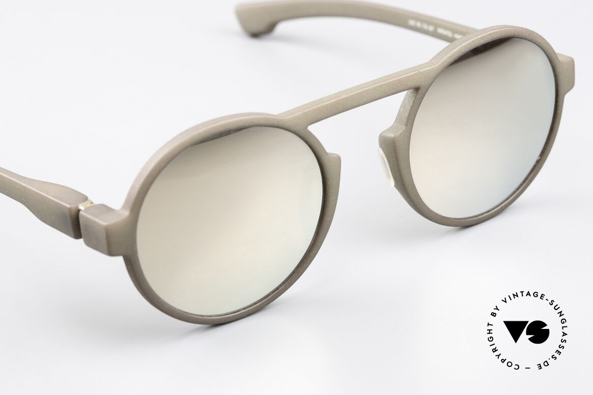 Mykita Mylon Thunder Sonnenbrille Gold Verspiegelt, ungetragen; 100% UV Schutz, mit MYKITA Etui, Passend für Herren und Damen
