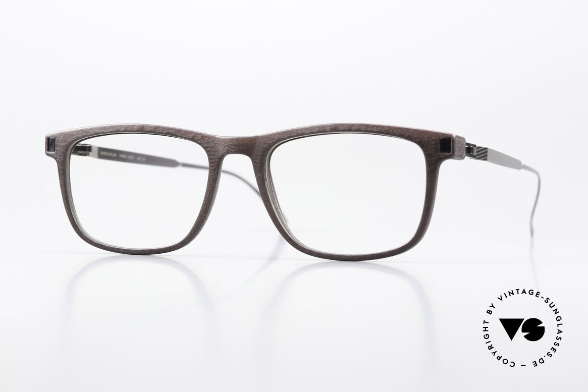 Mykita Mylon Huito Eckige Unisex Brille Braun, Mykita Mylon HYBRID Brillenfassung; HUITO, Passend für Herren und Damen