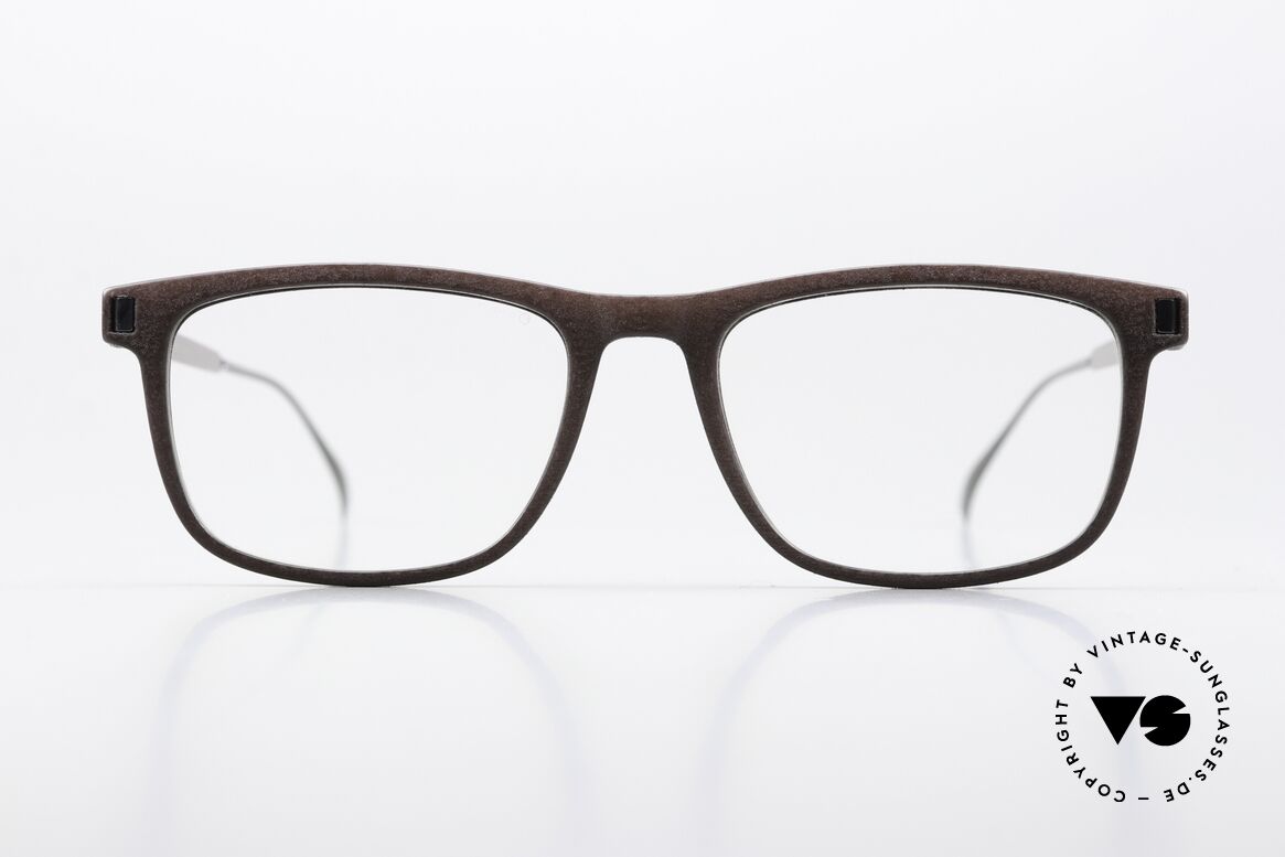 Mykita Mylon Huito Eckige Unisex Brille Braun, Größe 49-16, col. 366 Ebony Brown/Graphite, Passend für Herren und Damen