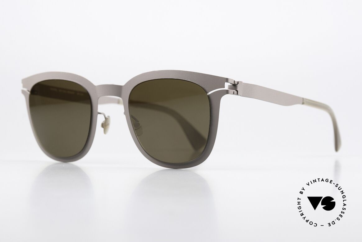 Mykita Gregory Herren Pantodesign 2017, der Color Code 223 ist = Mole Grey Raw Brown Solid, Passend für Herren