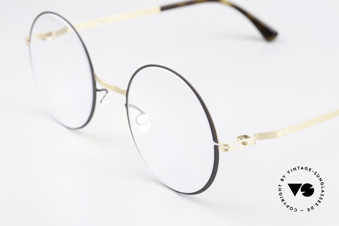 Mykita Vilde Runde Damenbrille Gold Brown, wohlbekannte Spitzenqualität; handmade in Germany, Passend für Damen