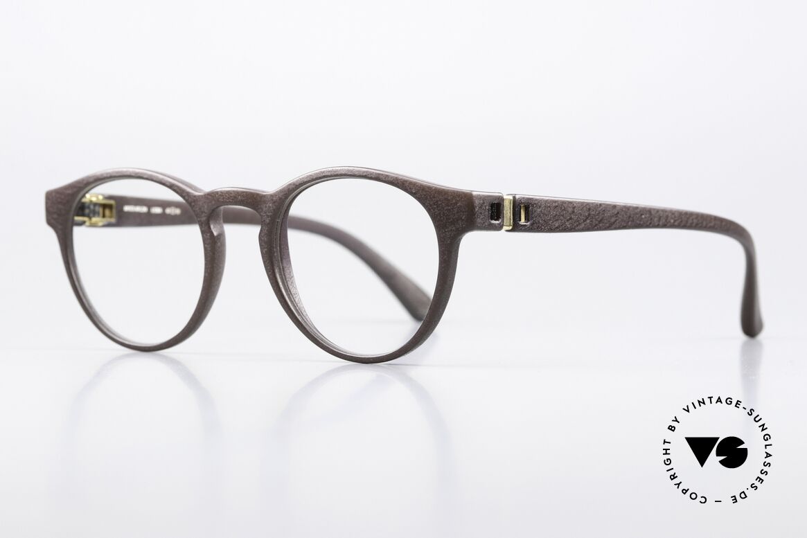 Mykita Mylon Lioba Edle Pantobrille Schwarzbraun, 'made in Germany' Designer-Brille für Kenner, Passend für Herren und Damen