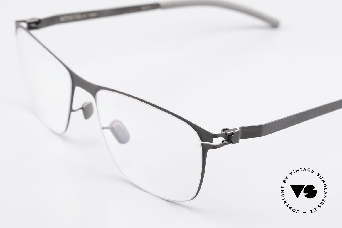 Mykita Arno Eckige Herrenbrille Graphite, wohlbekannte Spitzenqualität; handmade in Germany, Passend für Herren