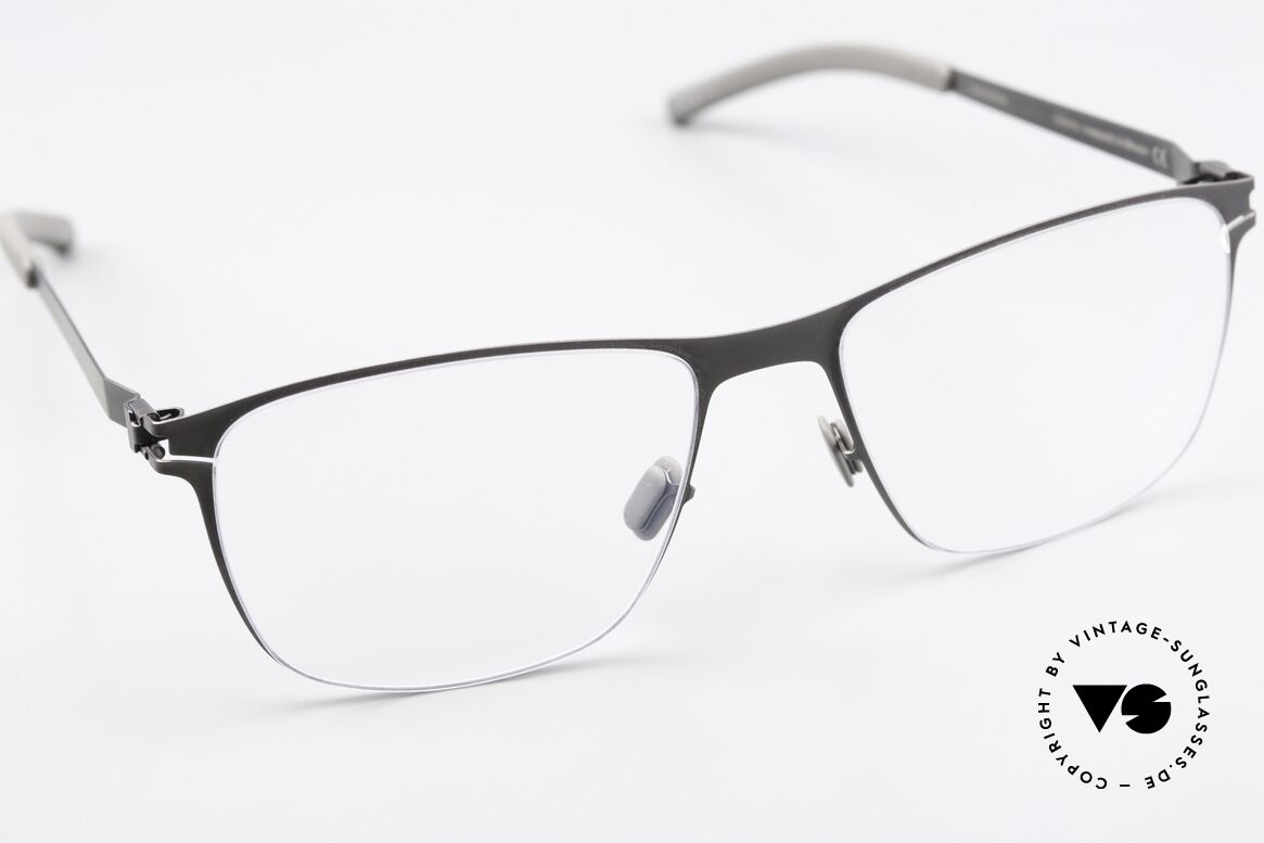 Mykita Arno Eckige Herrenbrille Graphite, ungetragenes Modell mit original Mykita Verpackung, Passend für Herren