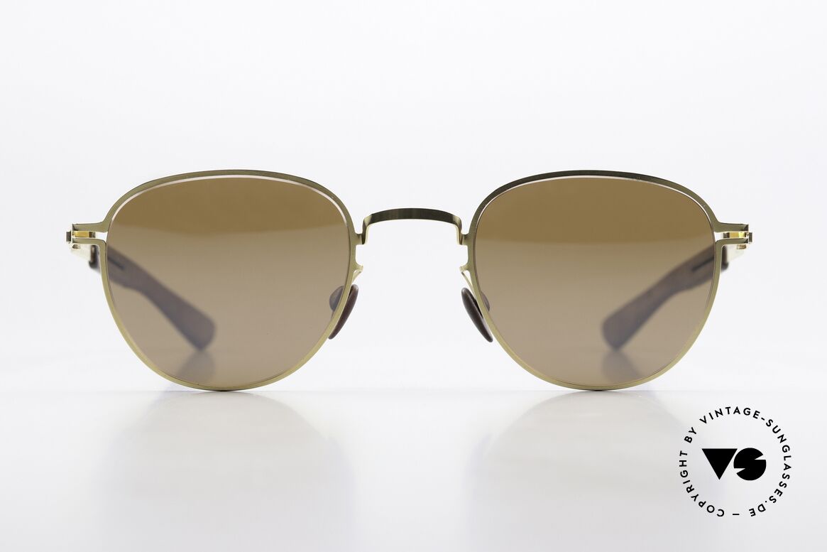 Mykita Mylon Basil Pantobrille Leicht Verspiegelt, leicht verspiegelte Pantobrille, Größe 47-24, Passend für Herren und Damen