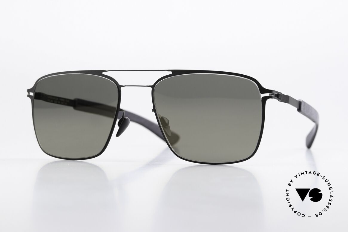 Mykita Mylon Flax Leicht Verspiegelt In Grau, rare Mykita Mylon HYBRID Sonnenbrille; FLAX, Passend für Herren