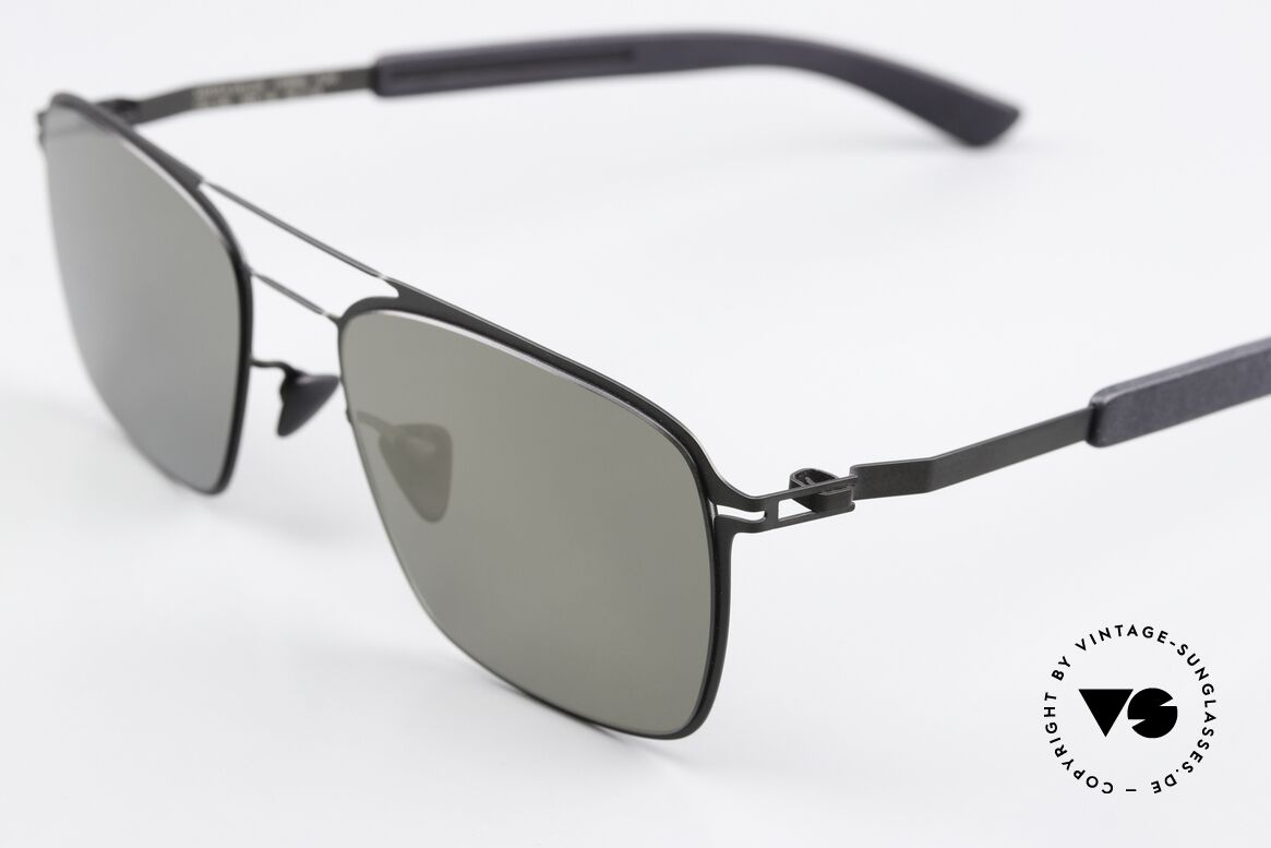 Mykita Mylon Flax Leicht Verspiegelt In Grau, made in Germany Designersonnenbrille für Kenner, Passend für Herren