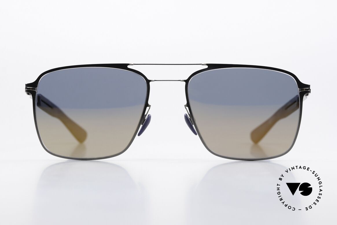 Mykita Mylon Flax Gold Verspiegelt Navy Blue, Größe 54-18, gold verspiegelte Gläser, color 248, Passend für Herren