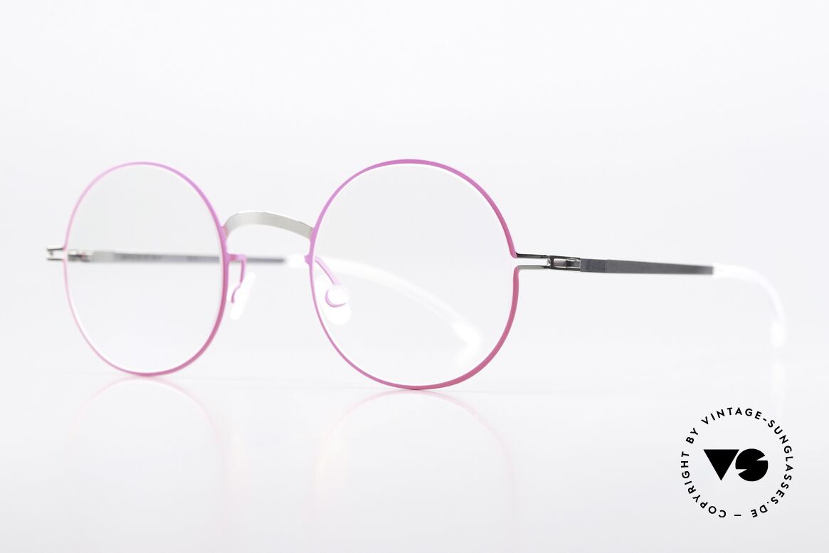 Mykita Sigur Damenbrille Silver Neon Pink, Farbe "Silver/Neon Pink" = eine schöne Damenbrille, Passend für Damen