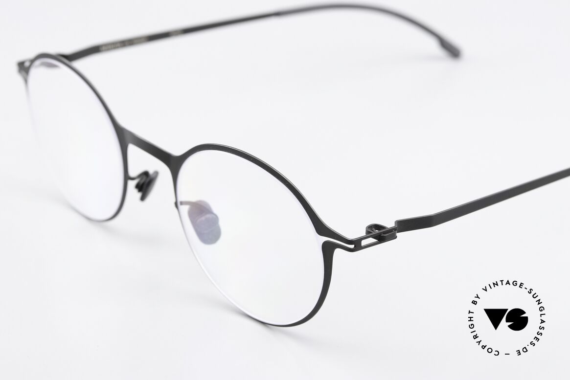 Mykita Pontus Brille Rund Schwarz Unisex, wohlbekannte Spitzenqualität; handmade in Germany, Passend für Herren und Damen