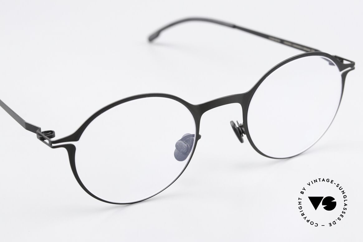 Mykita Pontus Brille Rund Schwarz Unisex, ungetragenes Modell mit original Mykita Verpackung, Passend für Herren und Damen