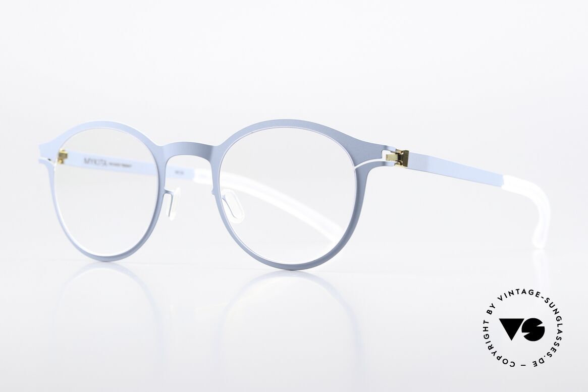 Mykita Benny Panto Brille In Himmelblau, color code 234 = himmelblau bzw. 'Blue Grey Clear', Passend für Herren und Damen