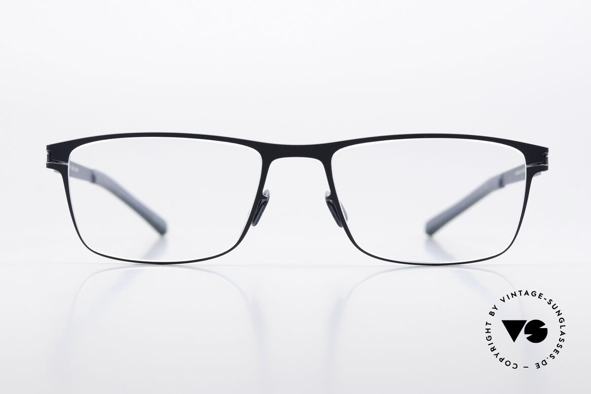 Mykita Garth Eckige Herrenbrille Navy Blue, Mykita Brille, Modell Garth, Größe 51-17, Color 084, Passend für Herren