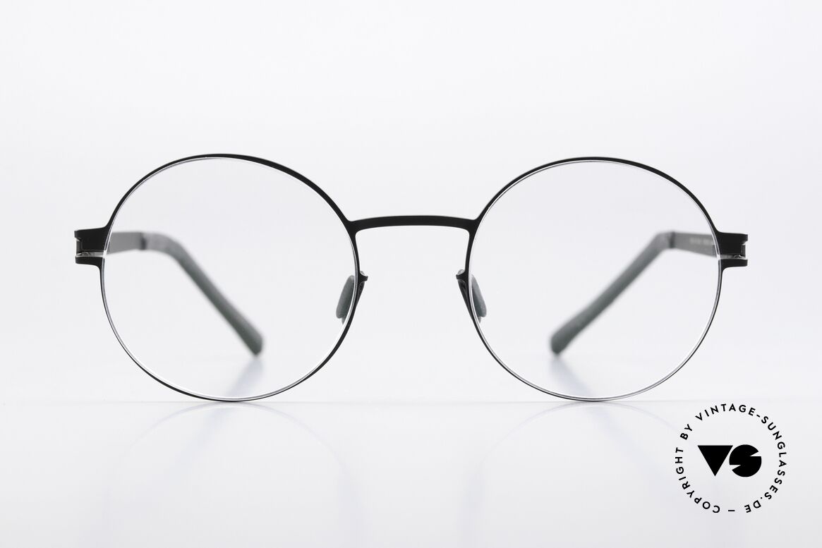 Mykita Apple Brille Rund Schwarz Klassik, runde Brillenfassung, NO1 Collection von 2016-2017, Passend für Herren und Damen