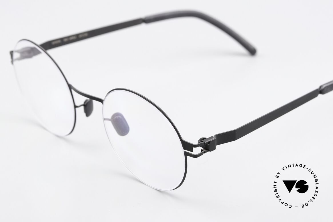 Mykita Apple Brille Rund Schwarz Klassik, wohlbekannte Spitzenqualität; handmade in Germany, Passend für Herren und Damen