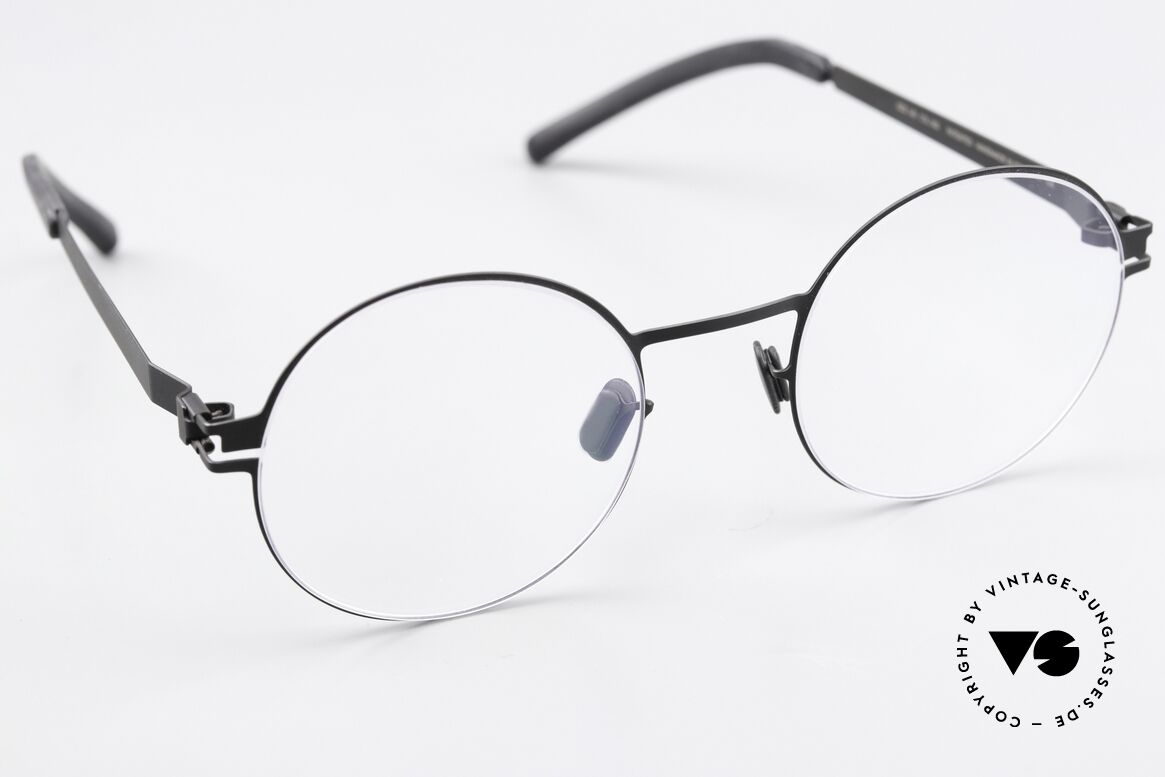 Mykita Apple Brille Rund Schwarz Klassik, ungetragenes Modell mit original Mykita Verpackung, Passend für Herren und Damen