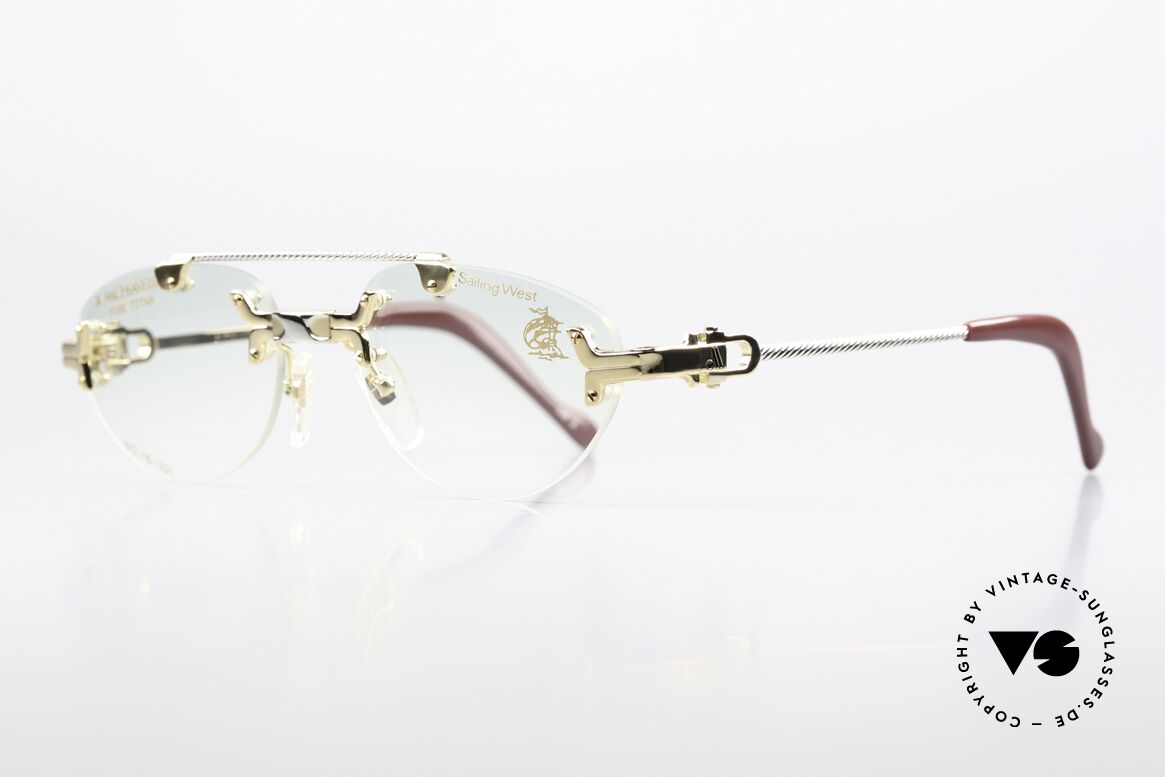 Machiavelli 16-301 Prunkvolle Vintage Brille 80er, ein wirklich exzentrisches und opulentes Brillengestell, Passend für Herren und Damen