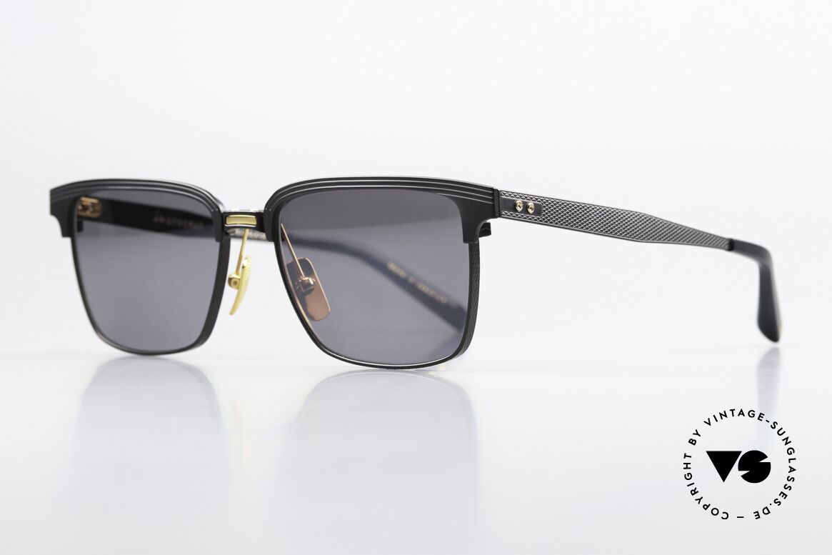 DITA Aristocrat Los Angeles Sonnenbrille, klassisches Modell in schwarz und gold (100% UV), Passend für Herren