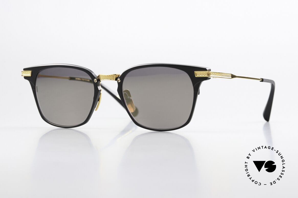 DITA Union Leicht Verspiegelte Gläser, DITA Union DRX-2068-A-T-BLK-GLD-49 in Gr. 49/19, Passend für Herren